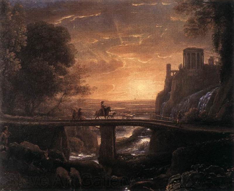 Claude Lorrain Imaginary View of Tivoli dfg